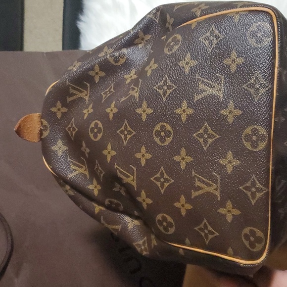 Louis Vuitton Boston Bag Keepall Monogram 45 Unisex Satchel; date code SA - Picture 10 of 17
